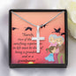 CUSTOMIZABLE Cross Necklase GIFT for your LOVE ONE, crafted for Grandparent with LOVE and WISDOM.