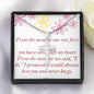 CUSTOMIZABLE necklase for your LOVE ONE, crafted for u husband LOVE
