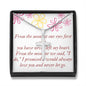 CUSTOMIZABLE necklase for your LOVE ONE, crafted for u husband LOVE