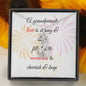 CUSTOMIZABLE Necklase GIFT,Crafted For Your Grandparents With Love.