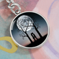 Romantic Couple in Love Keychain Round , Valentines Day, Birthday, Anniversary Gift for Husband Wife Girlfriend Boyfriend