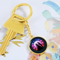 Couples Love Theme Keychain, Valentines Day, Anniversary Gift for Husband Wife Girlfriend Boyfriend,