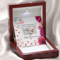 CUSTOMIZABLE Pendant GIFT, Crafted For Your Wife With LOVE And WISDOM.