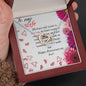 CUSTOMIZABLE Pendant GIFT, Crafted For Your Wife With LOVE And WISDOM.