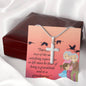 CUSTOMIZABLE Cross Necklase GIFT for your LOVE ONE, crafted for Grandparent with LOVE and WISDOM.