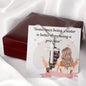 CUSTOMIZABLE Necklase GIFT,Crafted For Your Sisters With Love and Wisdom..
