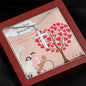 CUSTOMIZABLE Cross Necklace GIFT, Crafted For Your Girlfriend With LOVE And WISDOM.