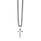 To My Husband Your Not Just My Husband Cuban Chain with Artisan Cross Necklace