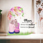 Personalized Message To Mom Heart Shape Acrylic Plaque, Mother's Day Gifts From Daughter, Mom Gift Idea, Mom Birthday Gift, Gift For Mom
