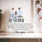 Printed Heart Shaped Acrylic Plaque / Fathers day / Anniversary Gift / Birthday Gift .