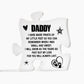 daddy I have Made prints Of My Little Feet Printed Acrylic Puzzle Plaque
