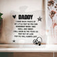 daddy I have Made prints Of My Little Feet Printed Acrylic Puzzle Plaque