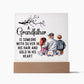 A Grandfather Is Someone With Silver In His Hair Square Acrylic Plaque!