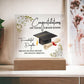 Graduation To A wonderful daughter Square Acrylic Plaque!
