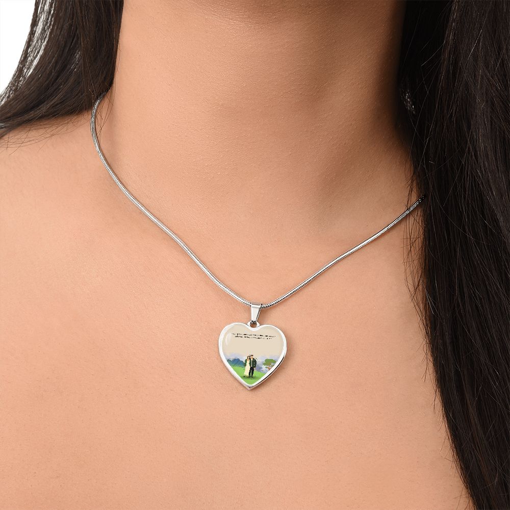 Loving someone is a beautiful thing Customized Heart necklase  Anniversary Gift Customized Picture Pendant Necklace for Mother,Wife,Girlfriend