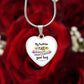 My favourite place is inside your hug customized Heart Necklase.