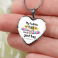 My favourite place is inside your hug customized Heart Necklase.