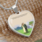 Loving someone is a beautiful thing Customized Heart necklase  Anniversary Gift Customized Picture Pendant Necklace for Mother,Wife,Girlfriend