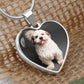 Necklace  for Human/Pet, Personalized Necklace with Picture for cute puppy