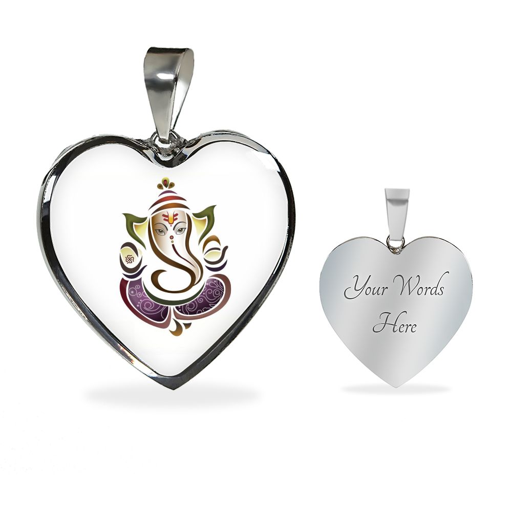 silver/Gold Ganpati Bappa Luxary Necklase /Special Gift /birthday gift /womens gift /anniversary gift