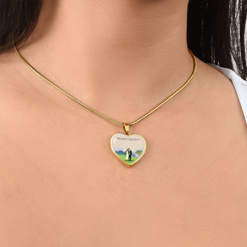 Loving someone is a beautiful thing Customized Heart necklase  Anniversary Gift Customized Picture Pendant Necklace for Mother,Wife,Girlfriend
