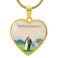 Loving someone is a beautiful thing Customized Heart necklase  Anniversary Gift Customized Picture Pendant Necklace for Mother,Wife,Girlfriend