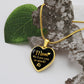 Mom we love you so much - Heart Necklase.