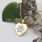 My favourite place is inside your hug customized Heart Necklase.