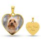 Customized Heart Necklase For Loving Puppy.