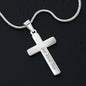 To My Wife -  Personalized Cross Necklace