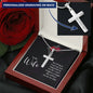 To My Wife -  Personalized Cross Necklace