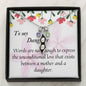 CUSTOMIZABLE Necklace GIFT, Crafted For Your Daughter With LOVE And WISDOM