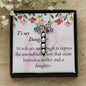 CUSTOMIZABLE Necklace GIFT, Crafted For Your Daughter With LOVE And WISDOM