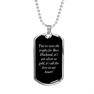 CUSTOMIZABLE pendant for your LOVE ONE, crafted for u your husband with LOVE .