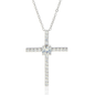 CROSS PENDANT WITH SILVER CHAIN