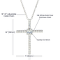 CROSS PENDANT WITH SILVER CHAIN