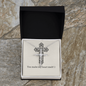 CROSS PENDANT WITH SILVER CHAIN