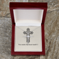 CROSS PENDANT WITH SILVER CHAIN