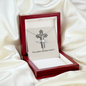 CROSS PENDANT WITH SILVER CHAIN