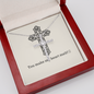 CROSS PENDANT WITH SILVER CHAIN