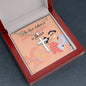CUSTOMIZABLE Cross Necklase with Ball Chain GIFT, Crafted For Your Father With LOVE And WISDOM