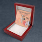 CUSTOMIZABLE Cross Necklase with Ball Chain GIFT, Crafted For Your Father With LOVE And WISDOM