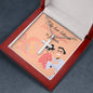 CUSTOMIZABLE Cross Necklase with Ball Chain GIFT, Crafted For Your Father With LOVE And WISDOM