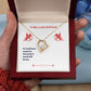 To my lovely Girlfriend If i could have anyone in the world,it would still be you ,forever love Necklase.