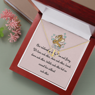 CUSTOMIZABLE Necklace GIFT, Crafted For Your Partner With LOVE And WISDOM