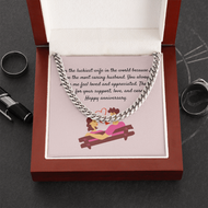 CUSTOMIZABLE Necklace GIFT, Crafted For Your husband With LOVE And WISDOM