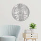 Elaborate Tree of Life Family Name Metal Wall Art, Last Name Metal Sign Large Metal Tree Art Letters Monogram Metal Family Sign Wedding Gift