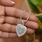 Raises A Firefighter Sweet Engraved Heart Necklace!