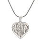 Sisters Forever Engraved Heart Necklace!