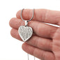 Sisters Forever Engraved Heart Necklace!